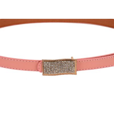 Tiekart women pink stone overlaid  belt