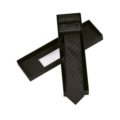 Tiekart cool combos black dotted  tie+pocketsquare+cufflink