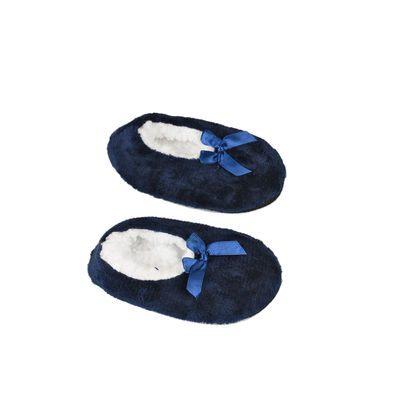 Cute Blue Flannel Booties Footwear for Baby Boys and Baby Girls