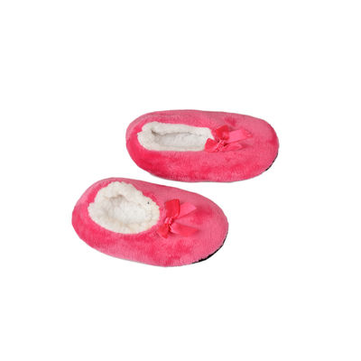 Cute Pink Flannel Booties Footwear for Baby Boys and Baby Girls