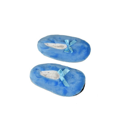 Cute Blue Flannel Booties Footwear for Baby Boys and Baby Girls