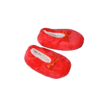 Cute Red Flannel Booties Footwear for Baby Boys and Baby Girls