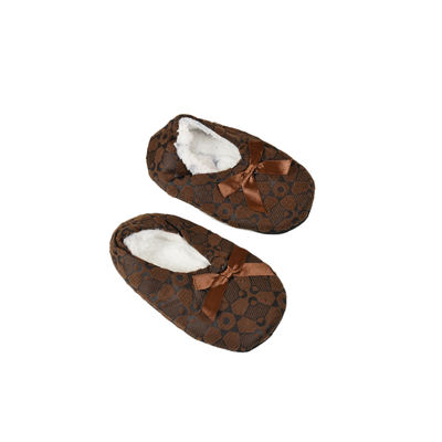 Cute Brown Flannel Booties Footwear for Baby Boys and Baby Girls