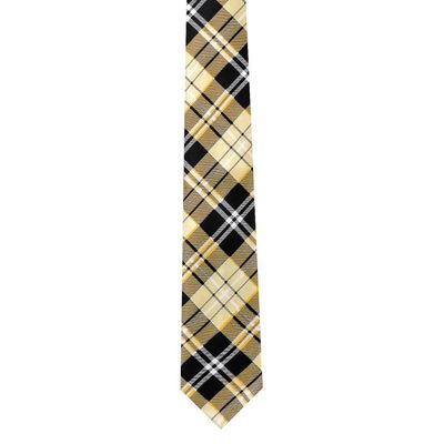 Tiekart men yellow checked  skinny slim tie