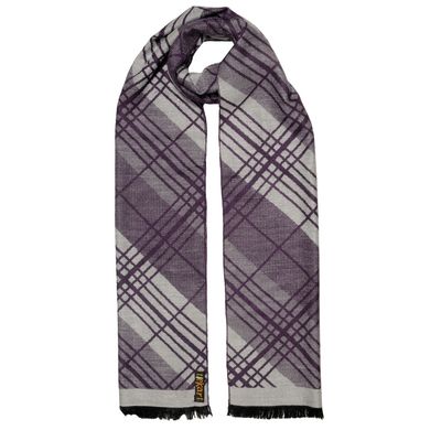 Tiekart men purple scarf