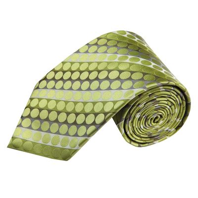 Tiekart men green striped tie