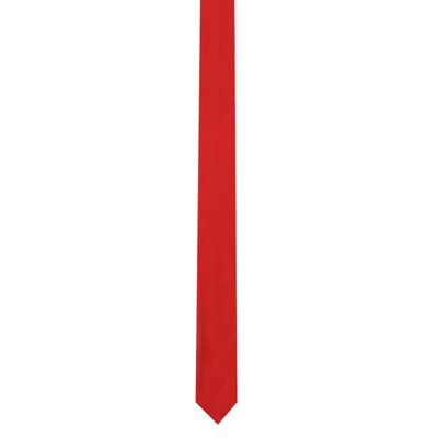 Tiekart men red plains solid tie