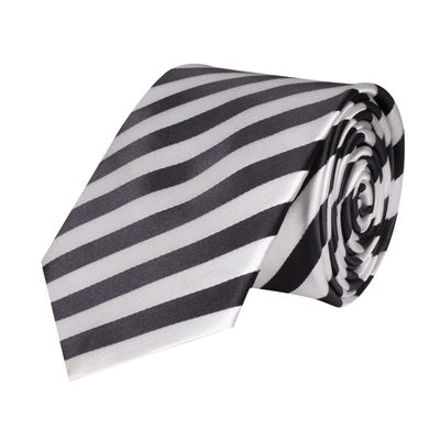 black  striped ties for men