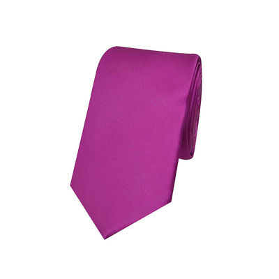 Purple Plain Skinny Ties for Men