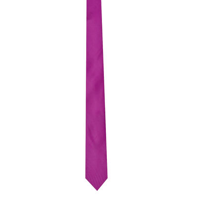 Purple Plain Skinny Ties for Men