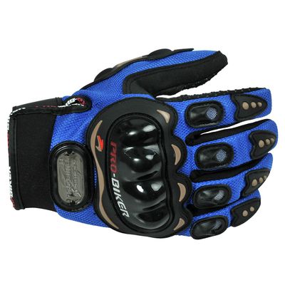 Rider gloves-Black and blue