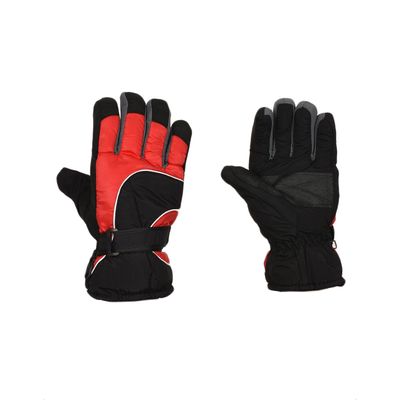 Tiekart men black & red gloves