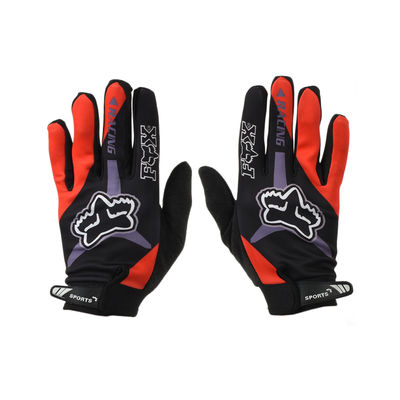 Tiekart men red biker glove