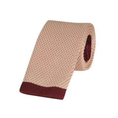 Tiekart men beige plain solids tie