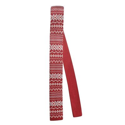 Tiekart men maroon knitted skinny slim tie