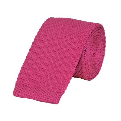 Tiekart men purple knitted skinny slim tie