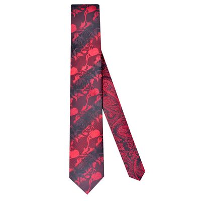 Tiekart men multi floral  reversible tie