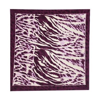 Tiekart men purple silk scarf