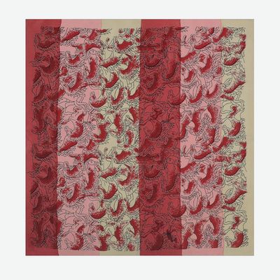 Tiekart men multi silk scarf