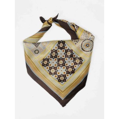 Tiekart men multi silk scarf