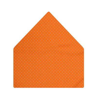 Tiekart men mustard dotted silk pocket square