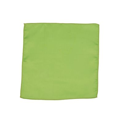 Tiekart men green plain solids  pocket square