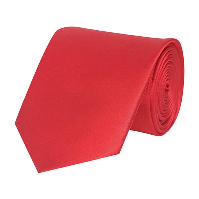 Tiekart men red plain solids  tie