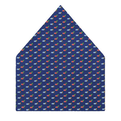 Tiekart men blue  silk pocket square