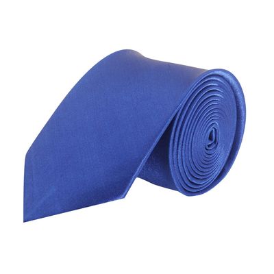 Tiekart men blue plain solids  skinny slim tie