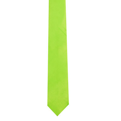 Tiekart men green plain solids  skinny slim tie