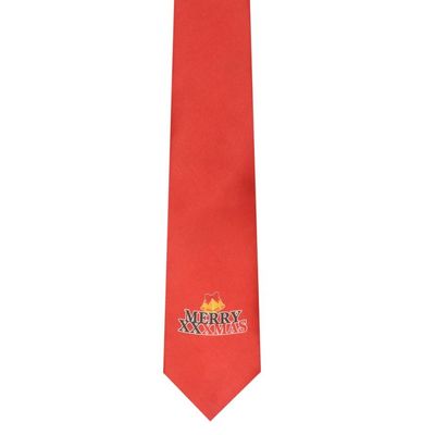 Tiekart men red plain solids  tie