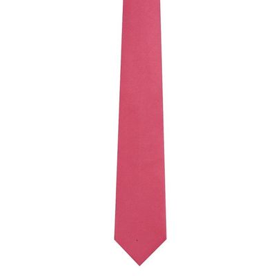 Tiekart men pink plain solids  tie