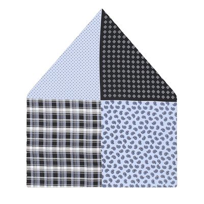 Tiekart men multi  silk pocket square