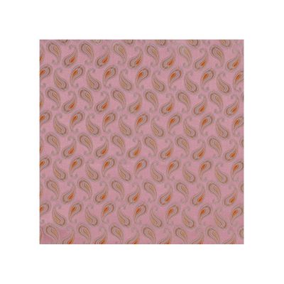 Tiekart men peach paisley  pocket square