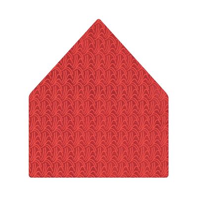 Tiekart men red pocket square