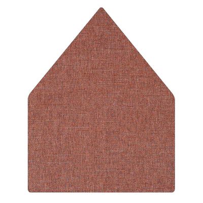 Tiekart men brown plain solids pocket square