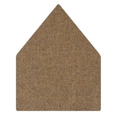 Tiekart men brown plain solids pocket square