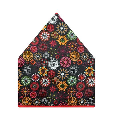 Tiekart men multi floral  pocket square