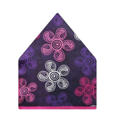 Tiekart men multi floral  pocket square