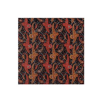 Tiekart men multi paisely silk pocket square