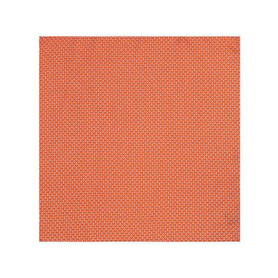 Orange Silk Pocket Square-Old friend (Anchor Print)