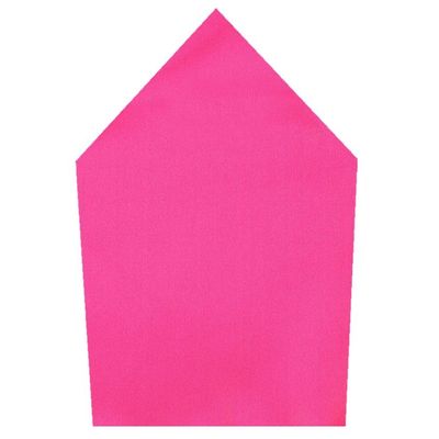 Tiekart men pink plain solids  pocket square