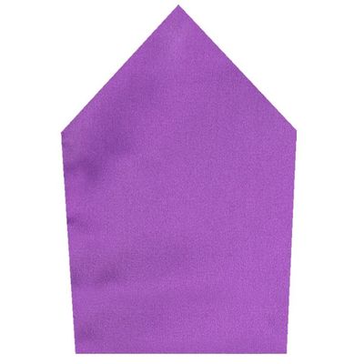 Tiekart men purple plain solids  pocket square