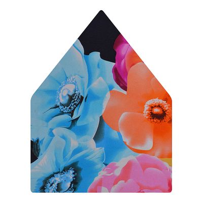 Multi Floral Silk Pocket Square for Men