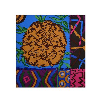 Multi Funky Silk Pocket Square for Men