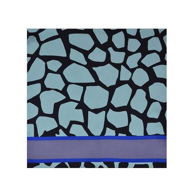 Blue Funky Silk Pocket Square for Men