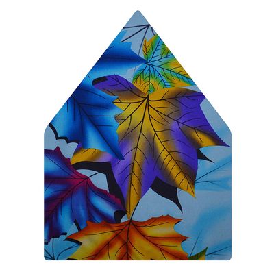 Blue Funky Silk Pocket Square for Men