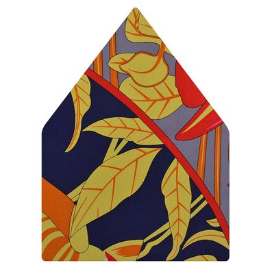 Multi Funky Silk Pocket Square for Men