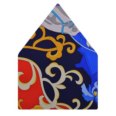 Multi Funky Silk Pocket Square for Men