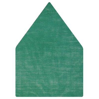 Tiekart men green plain solids  pocket square